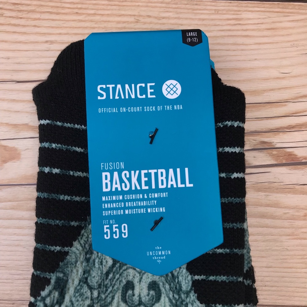Stance Fusion Basketball Cash Men’s Crew Socks - Picture 3 of 13